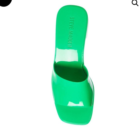 Steve Madden Harlin Green Mules - Picture 4 of 8
